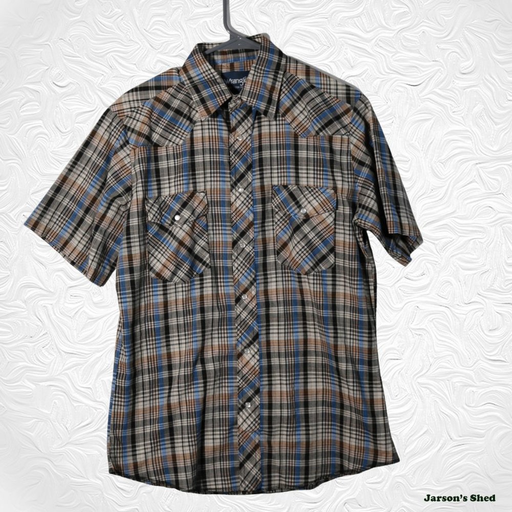 Wrangler Vintage Western Shirt w/ Pearl Snaps